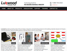 Tablet Screenshot of luxwood.com